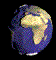 Spinning Earth Globe